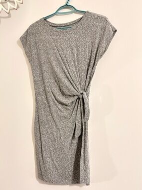 Aerie Women’s Side-Tie Knit Dress - Gray